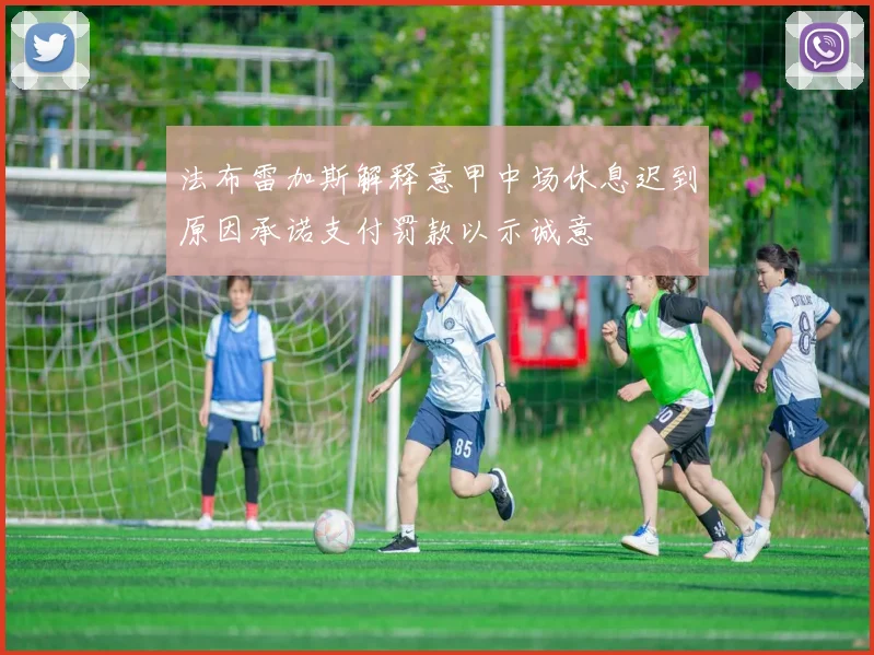 法布雷加斯解释意甲中场休息迟到原因承诺支付罚款以示诚意